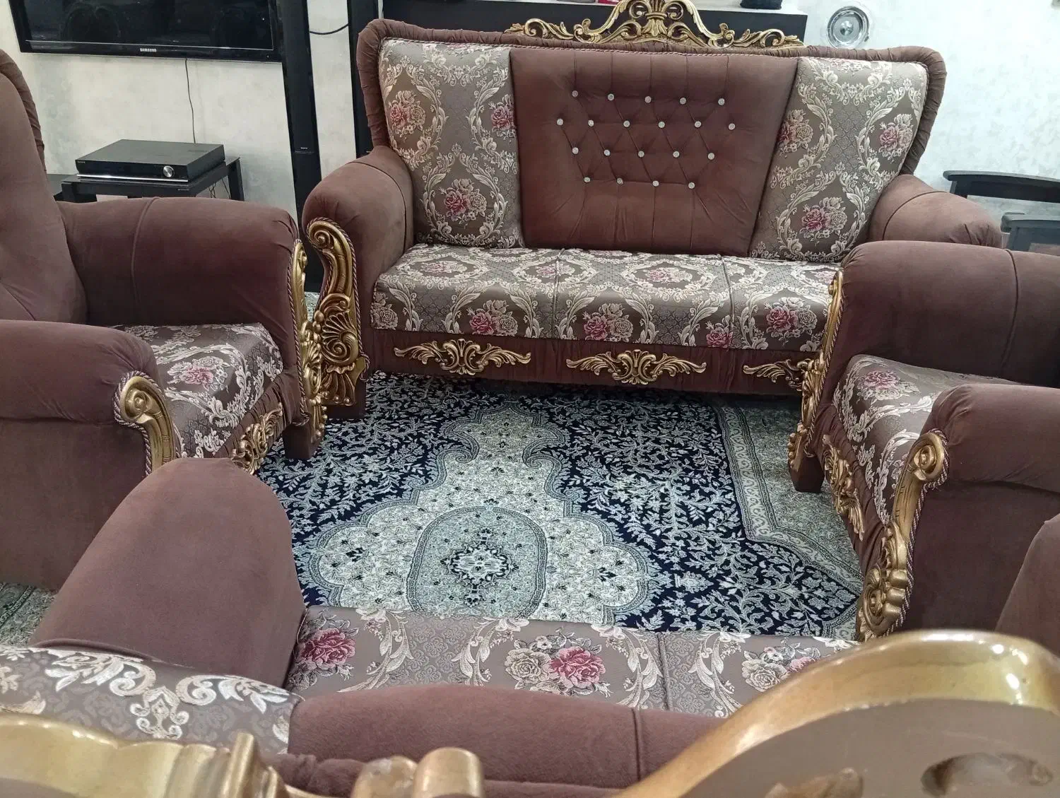 مبل 7 نفره|مبلمان خانگی و میز عسلی|شیراز, شهرک مهدیه|دیوار