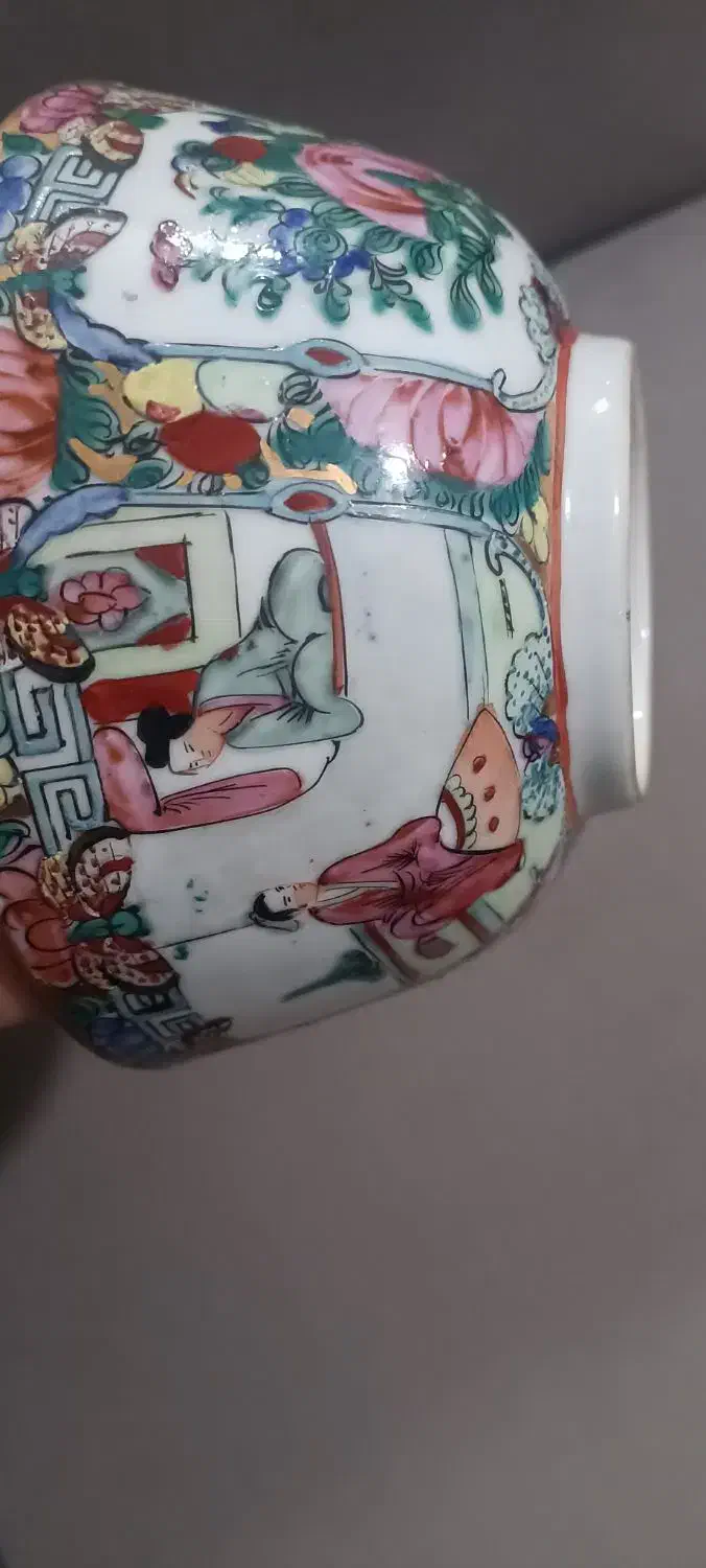 کاسه چینی نقاشی دست چین قدیم|کلکسیون اشیاء عتیقه|تهران, فردوسی|دیوار