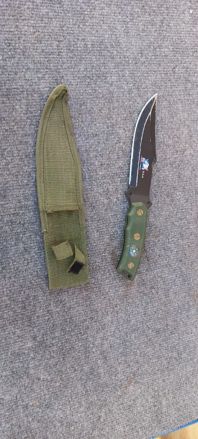 چاقو با غلاف کمری ،قطب نما|کوهنوردی و کمپینگ|میانه, |دیوار