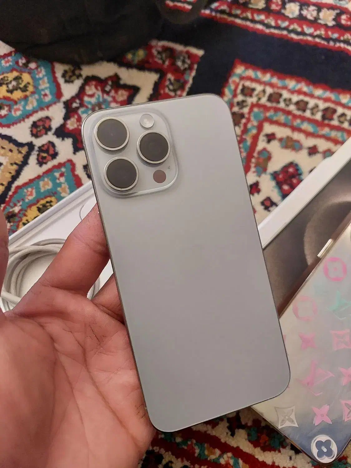 iPhone 15 promax zaa 256 ریجستری شده باتری ۹۸|موبایل|اهواز, کوی آزادی|دیوار