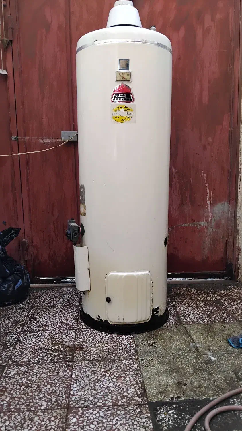 آبگرمکن زمینی 60 گالن اطمینان ورق گالوانیزه 4 میل|آبگرمکن، پکیج، شوفاژ|قم, قلعه کامکار|دیوار