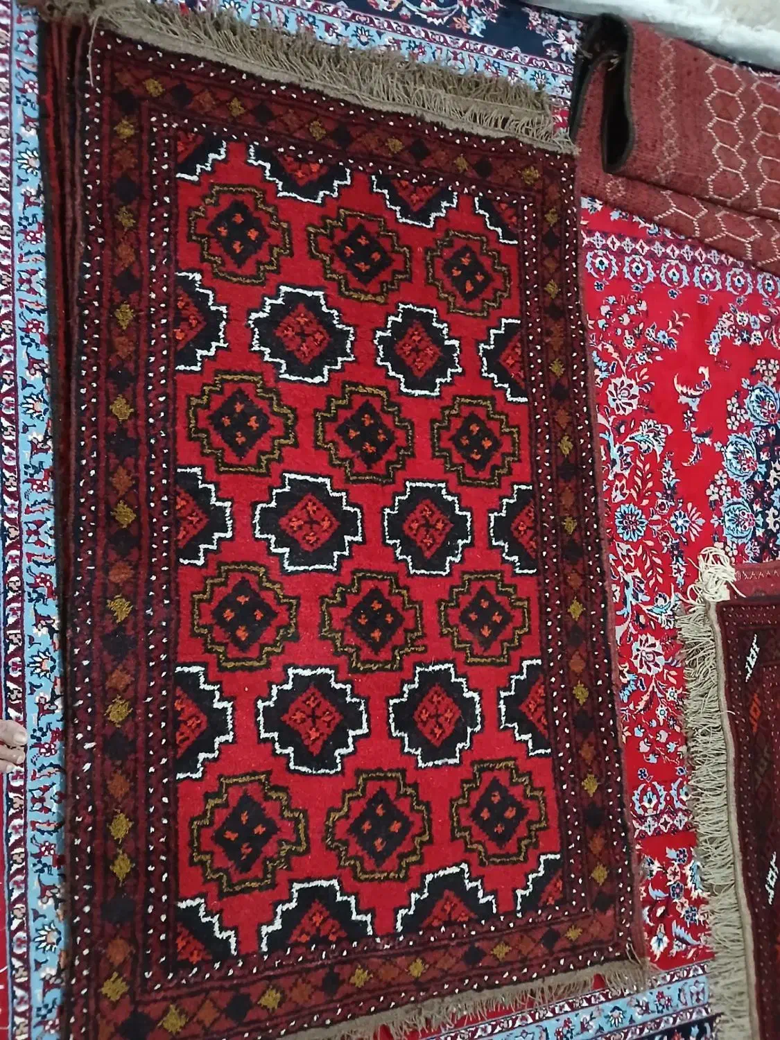 قالیچه دست بافت پشمی|فرش|مشهد, جانباز|دیوار