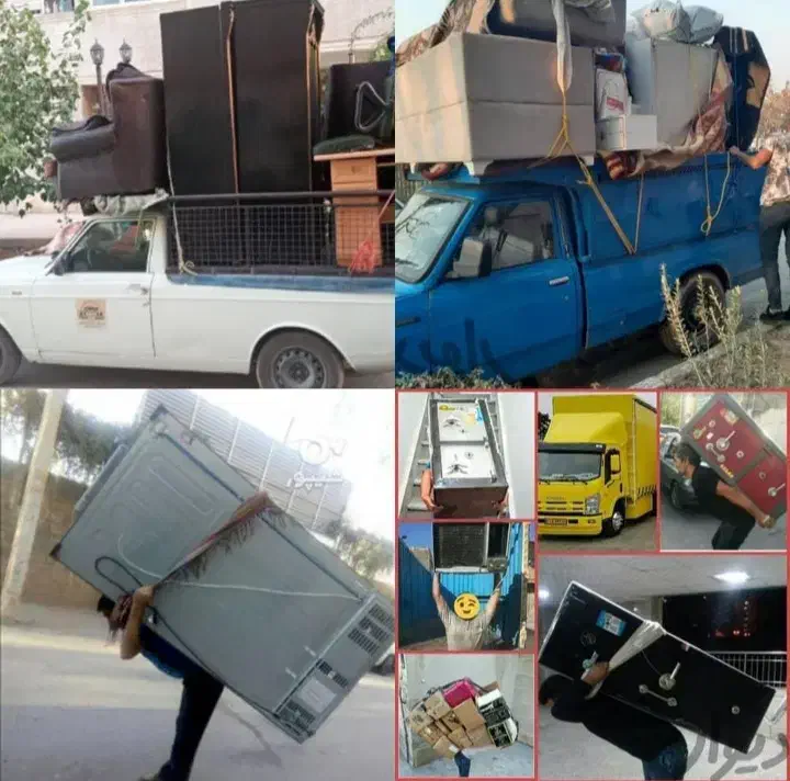 نیسان/وانت بار تلفنی حمل بار با کارگر ماهر|خدمات حمل و نقل|کرمانشاه, |دیوار