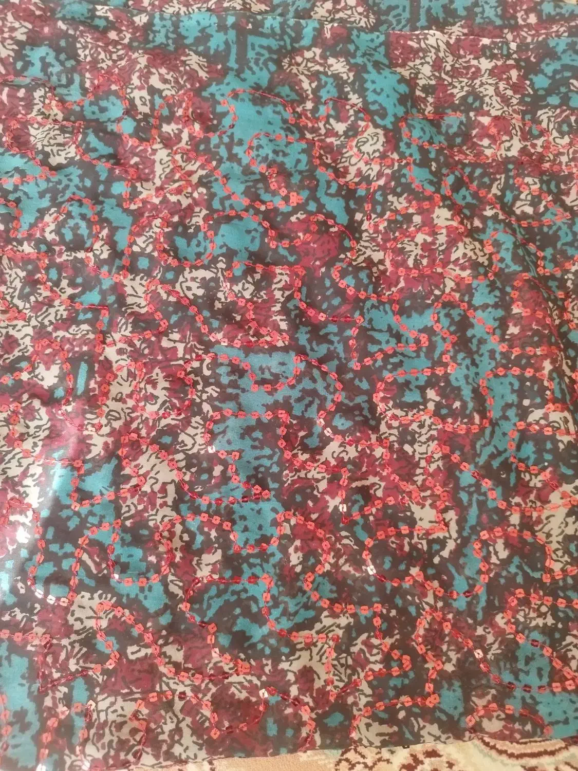 چند قواره پارچه دوخته نشده زیر قیمت فاکتور|لباس|جوانرود, |دیوار