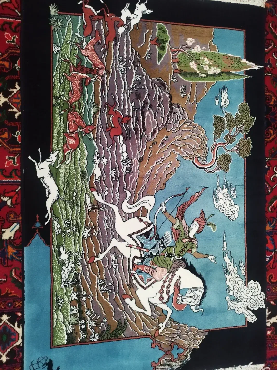 قالیچه ماشینی دو عدد|فرش|سهند, |دیوار