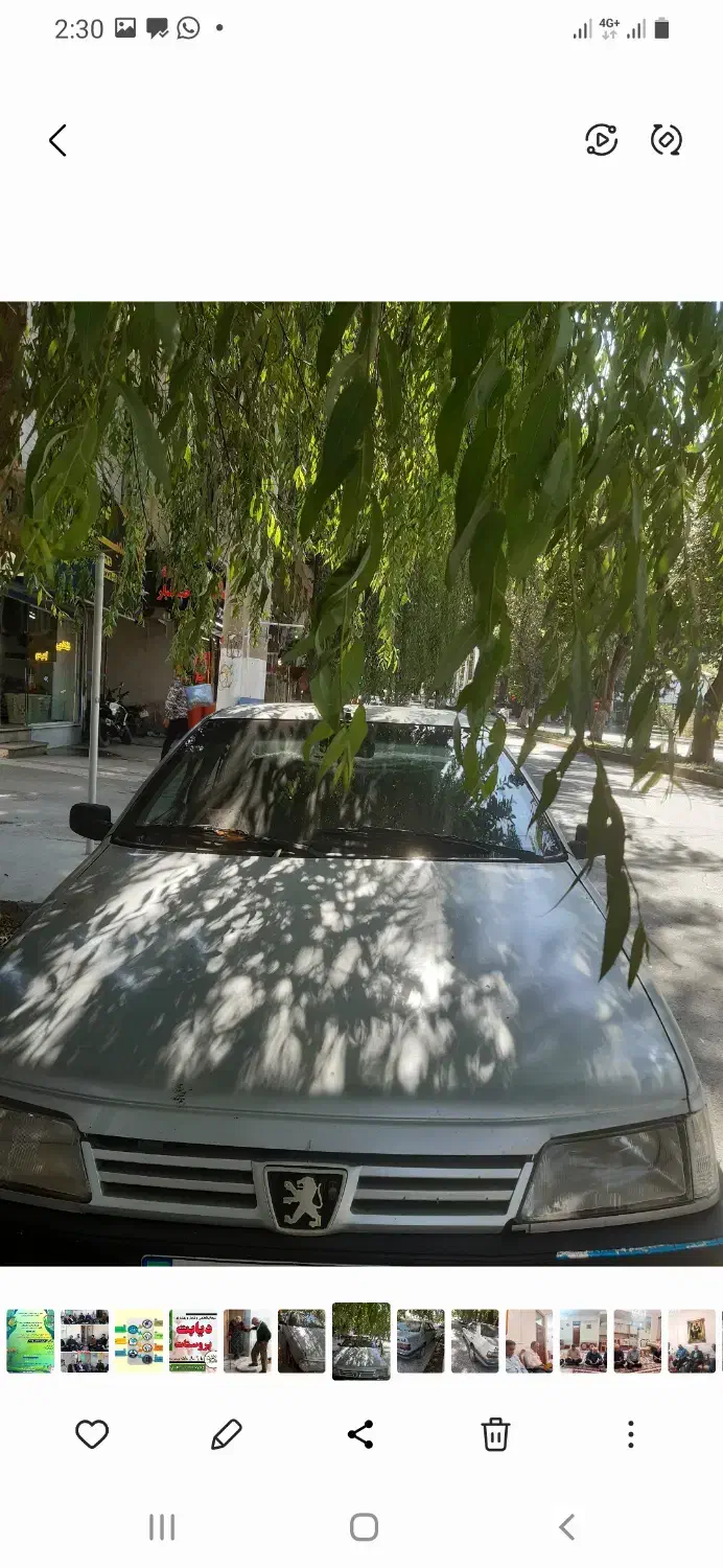 ۴۰۵استثنایی،بدون رنگ وضربه|خودرو سواری و وانت|خوانسار, |دیوار