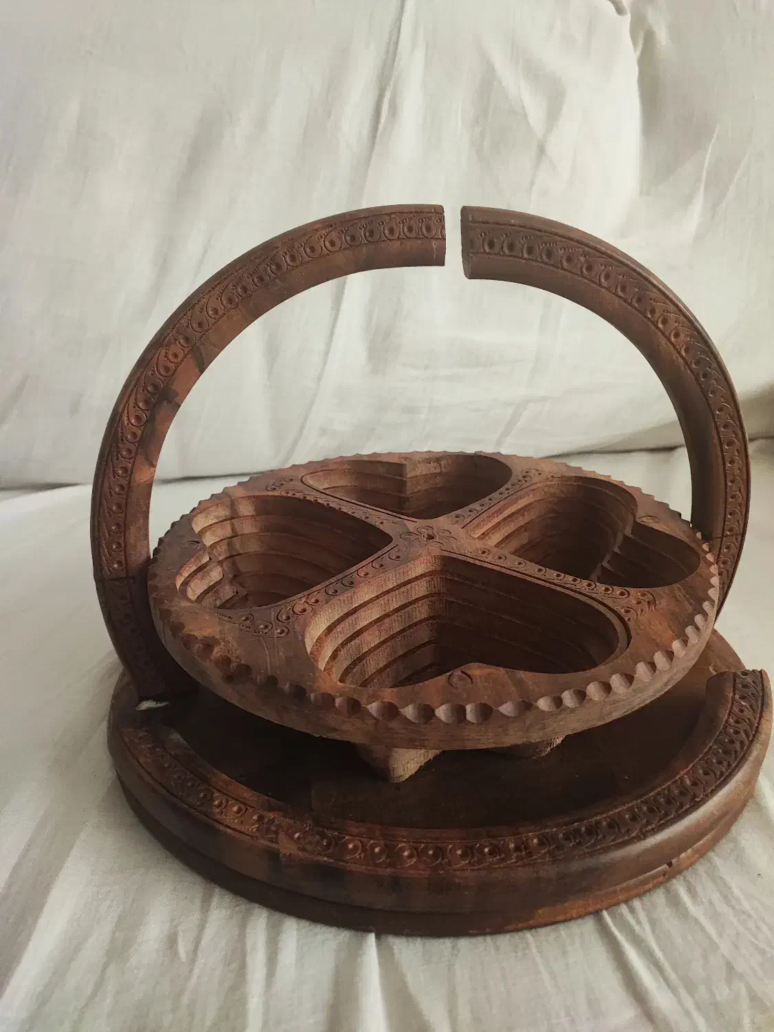 اردور خوری‌چوبی تاشو  زیبا|ظروف سرو و پذیرایی|هشتگرد, مدرس|دیوار