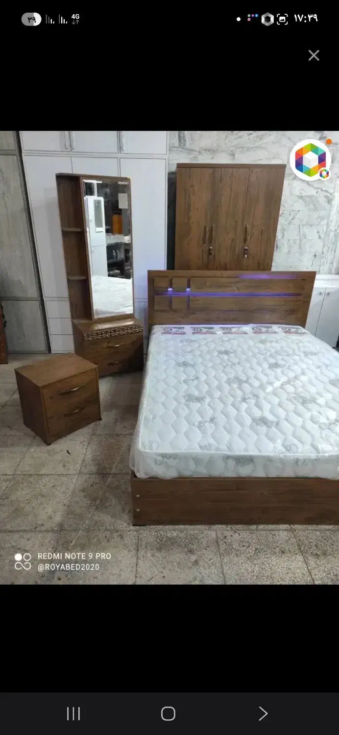 تخت‌خواب دونفره مدل پازلی|تخت و سرویس خواب|خمینی‌شهر, |دیوار