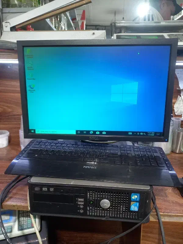 کیس و مانیتور DELL دل هستن|رایانه رومیزی|نسیمشهر, |دیوار