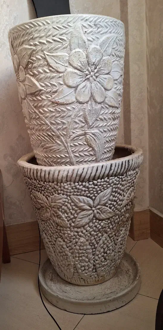 گلدون پتینه کاری بزرگ|گل و گیاه طبیعی|ری, ظهیرآباد|دیوار