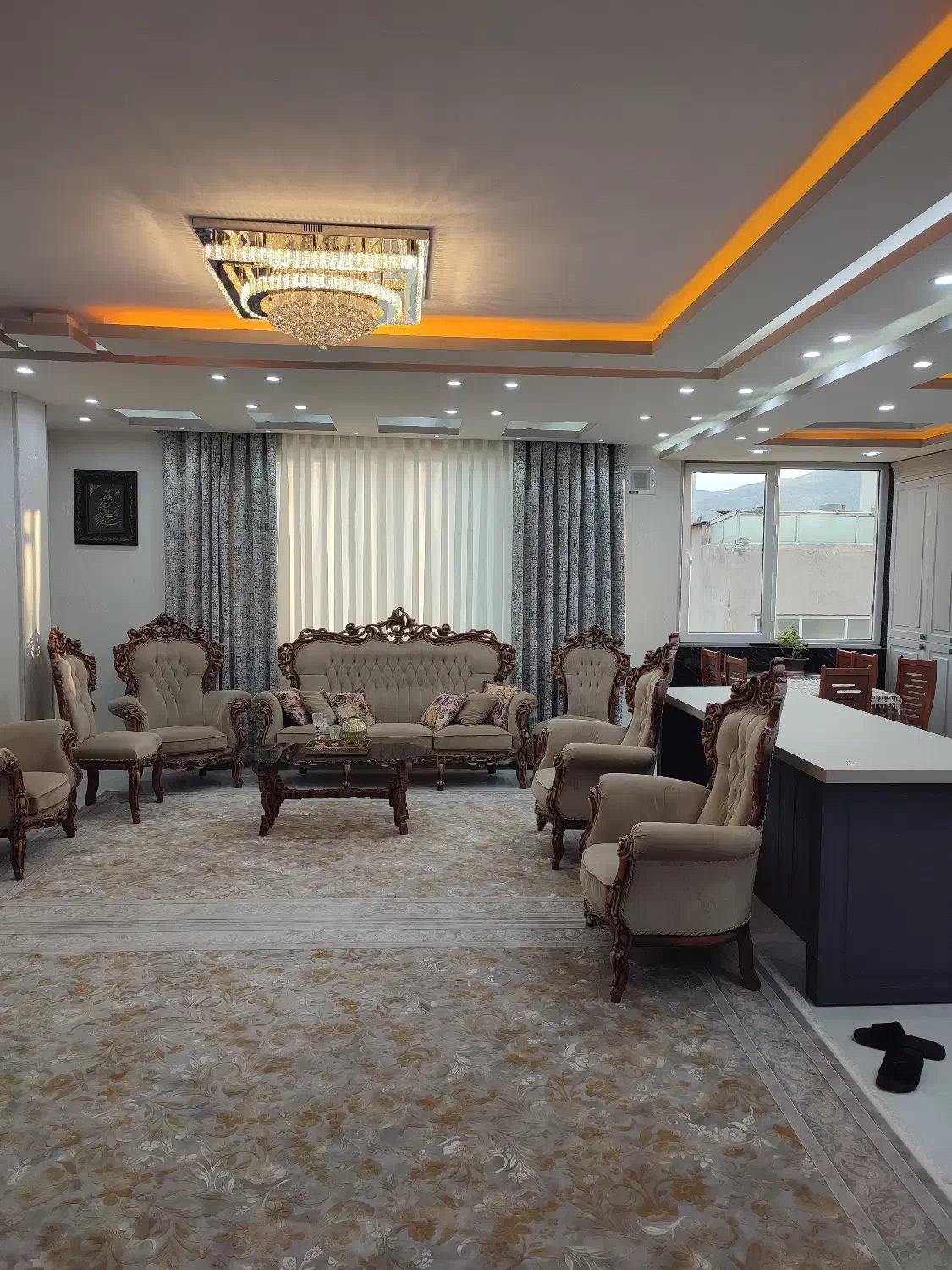 مبل سلطنتی|مبلمان خانگی و میز عسلی|شیراز, شهرک والفجر|دیوار