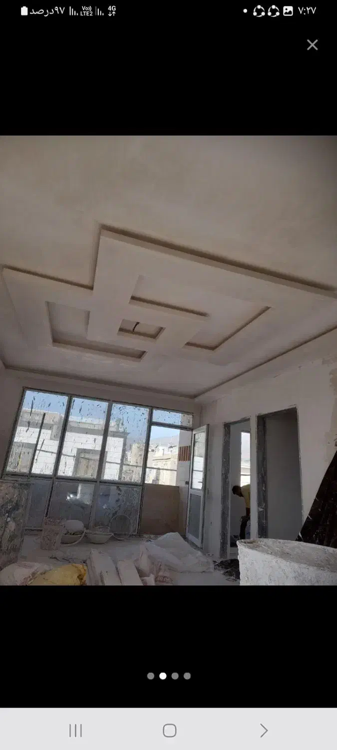 گچ کاری وگچ بری ونور مخفی|خدمات پیشه و مهارت|بم, |دیوار