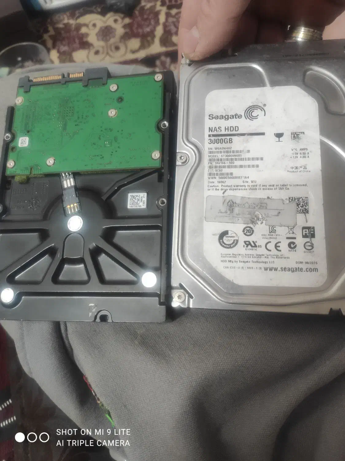 هارد3ترابایت2عدد|قطعات و لوازم جانبی رایانه|کرج, فاز ۳ گوهردشت|دیوار