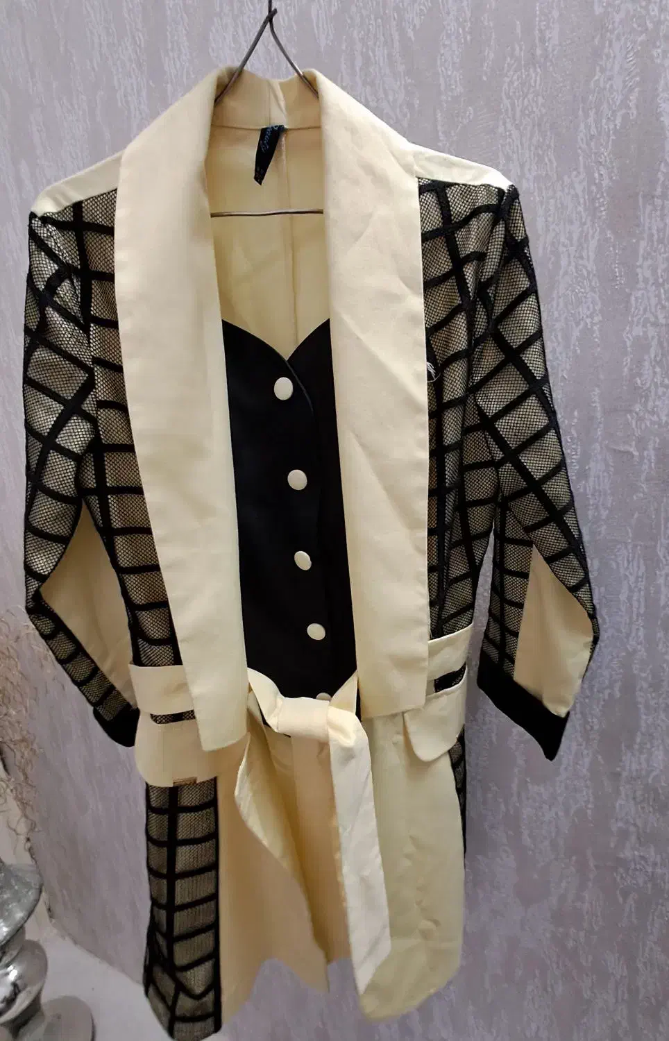 مانتو گیپور شیک (نو)مناسب مهمونی|لباس|آبیک, |دیوار