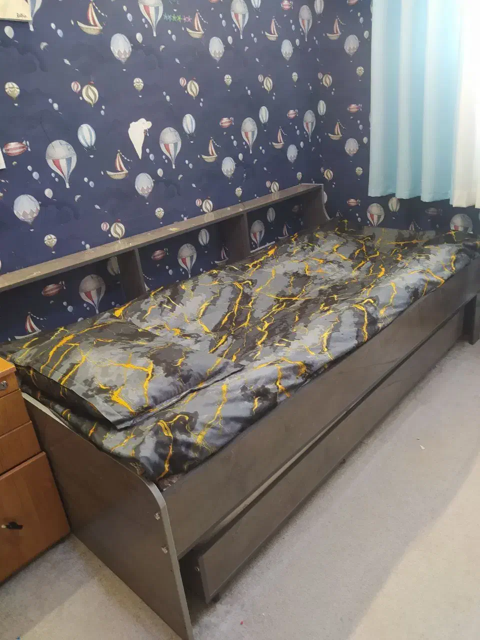 تخت دونفره کشویی با تشک|تخت و سرویس خواب|تهران, کوهک|دیوار