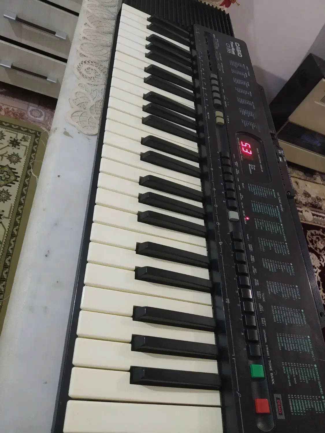 ارگ کاسیو CT-395|پیانو، کیبورد، آکاردئون|بندر ترکمن, |دیوار