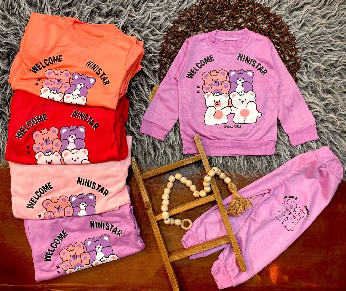 عمده مغازه ها- بلوز شلوار رنگی پسردختر اسپان|کفش و لباس بچه|زاهدان, |دیوار