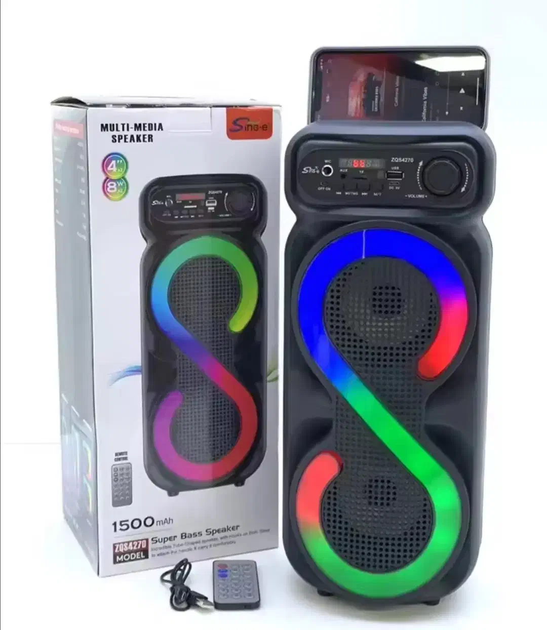 اسپیکر میکروفون دارکنترل دار فلشخور بلوتوثی رقصنور|سیستم صوتی خانگی|اردبیل, |دیوار