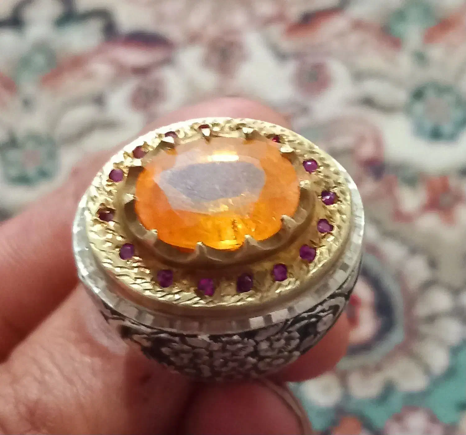 یاقوت زرد مدنی|جواهرات|صفادشت, |دیوار