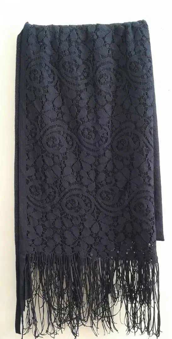 شال گیپور درسه رنگ آبی کاربنی ..یشمی..مدادی|لباس|فسا, |دیوار