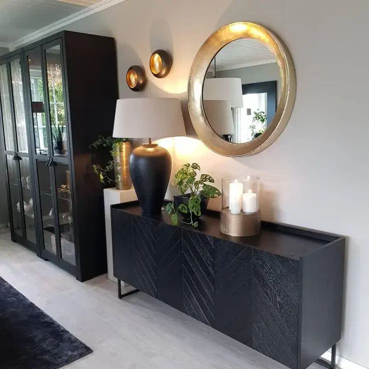 آینه کنسول/کنسول سفارشی/تولیدی میز کنسول|بوفه، ویترین، کنسول|اصفهان, طاحونه|دیوار