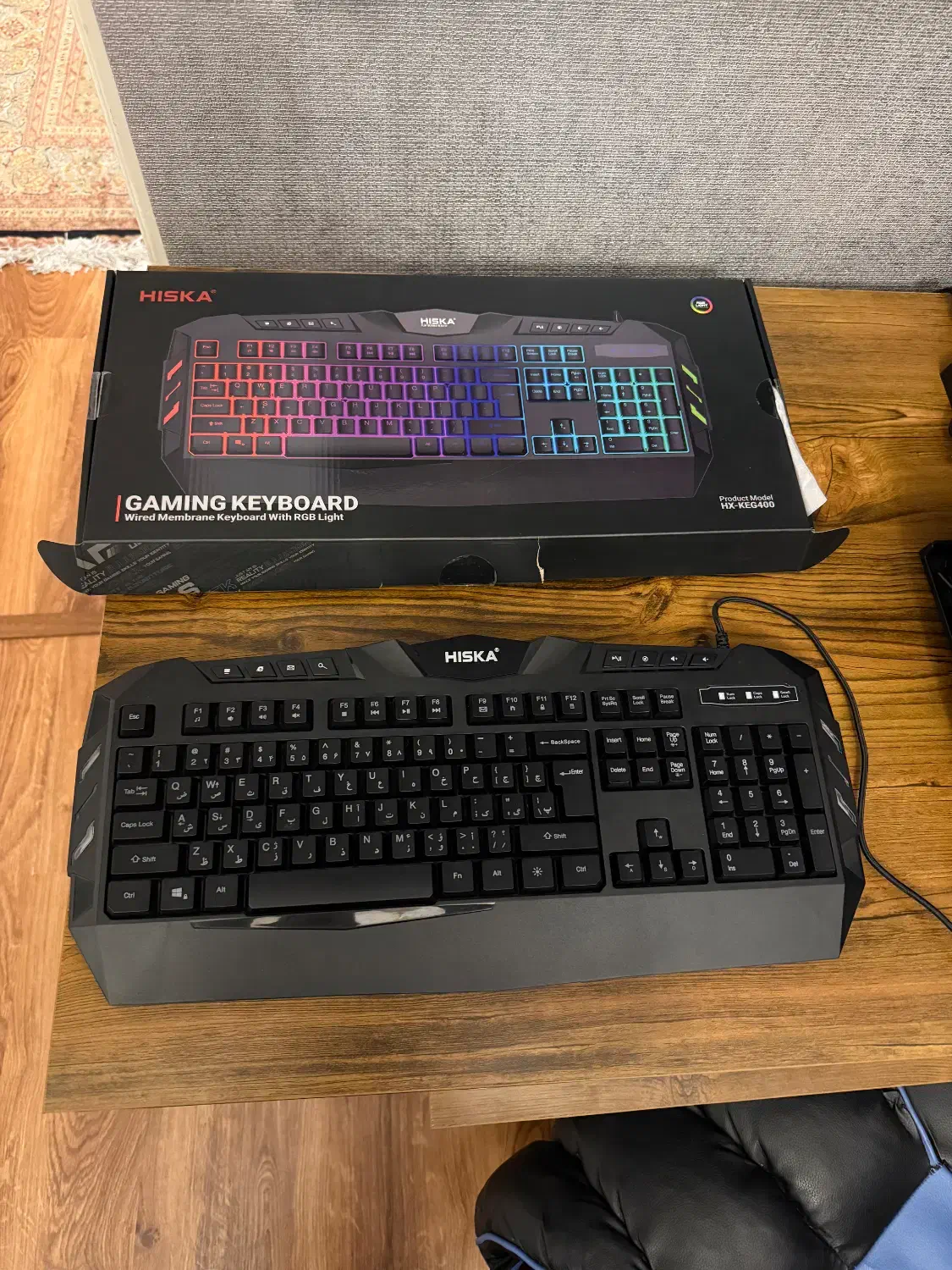 کیبورد گیمینگ هیسکا مدل HX-KEG400|قطعات و لوازم جانبی رایانه|تهران, ستارخان|دیوار