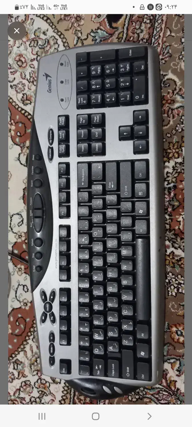 کیبورد کامپیوتر|قطعات و لوازم جانبی رایانه|فولادشهر, C5|دیوار