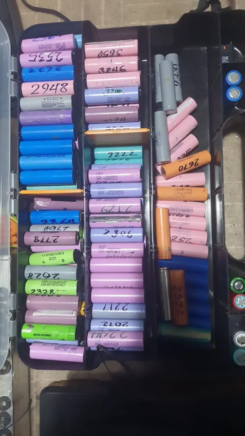 باطری لیتیوم ۳.۷ ولت۱۸۶۵۰ انواع برندها و ظرفیتها|دوربین عکاسی و فیلمبرداری|کرج, آق تپه|دیوار