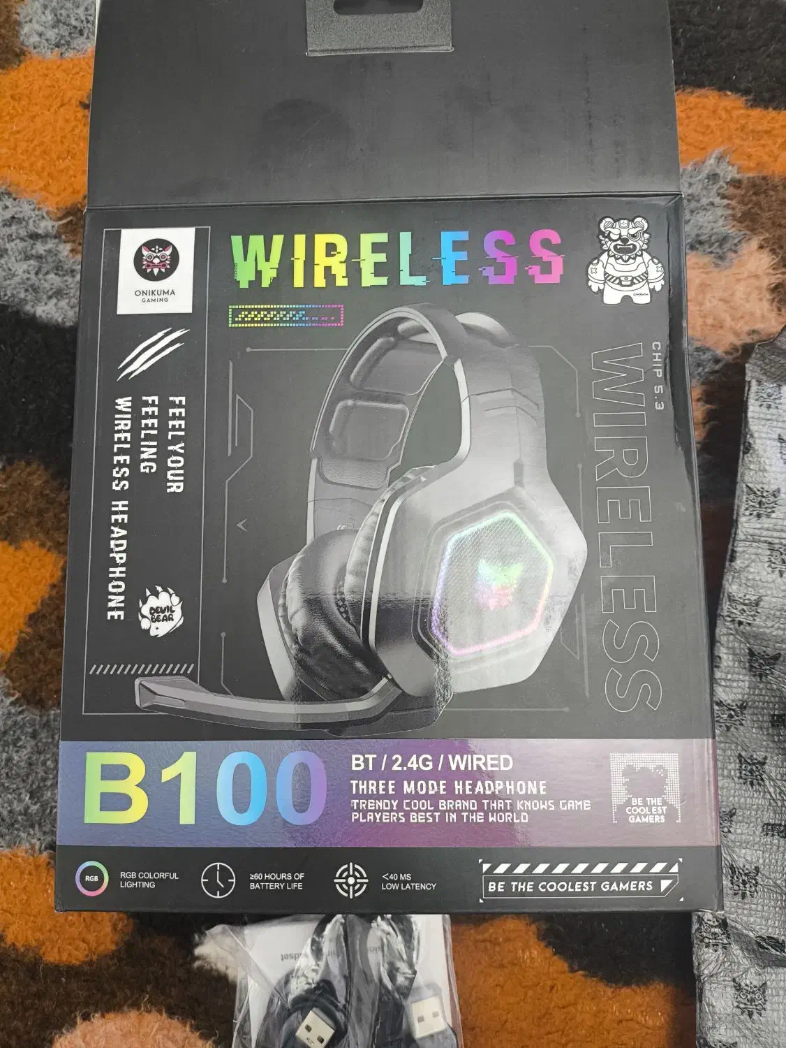 هدفون گیمینگ اونیکوما B100 فقط انباکس شده|صوتی و تصویری|خوی, |دیوار