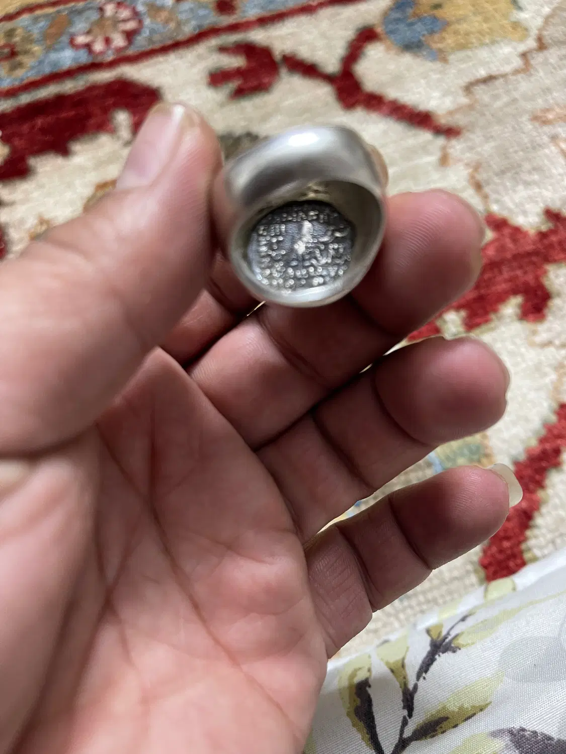 انگشتر نقره کاری کلمسیونی و فاخر رکاب دستساز|جواهرات|تهران, افسریه شمالی|دیوار