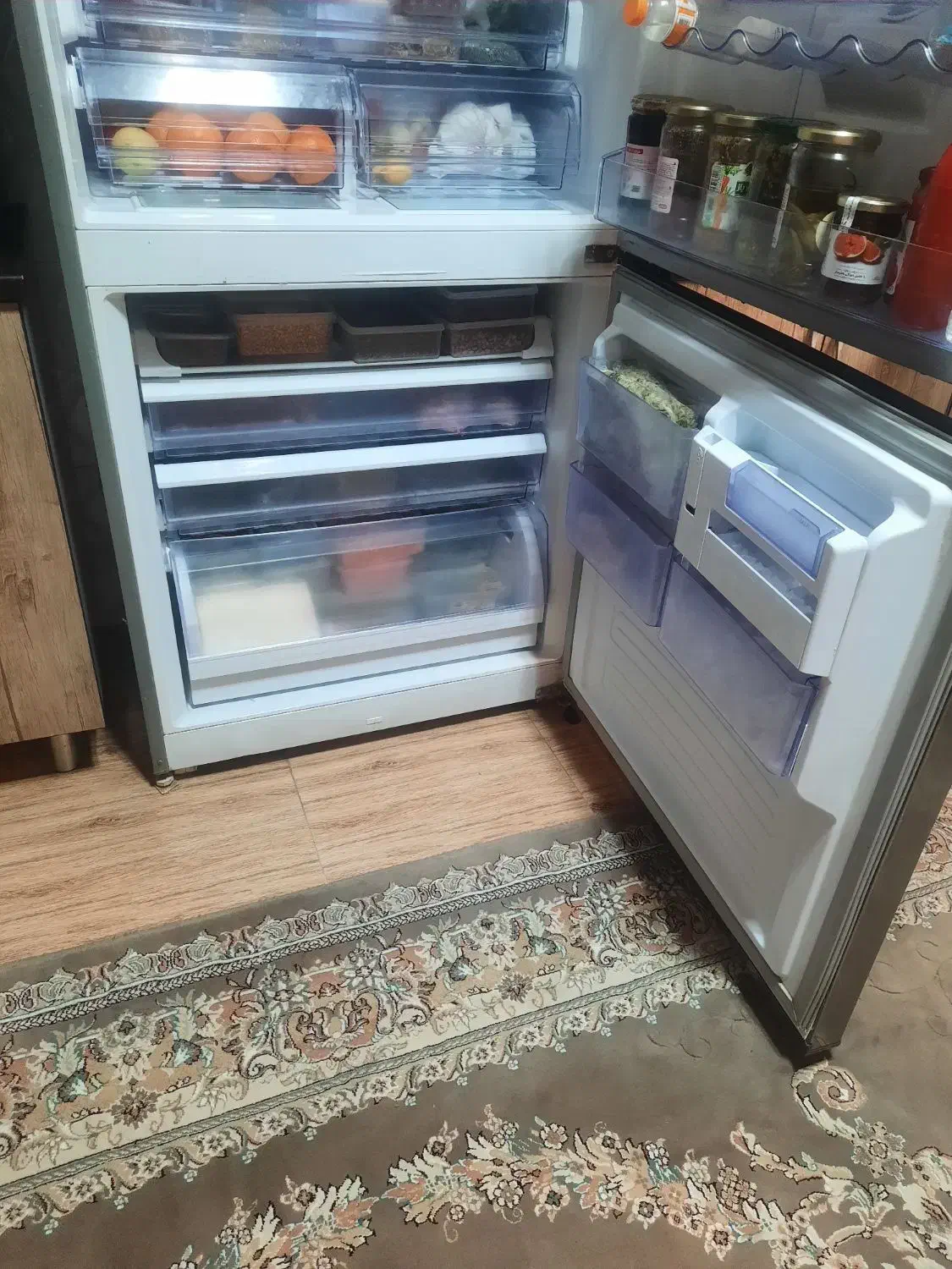 یخچال طرح ساید ۳۰فوت تمیز سالم جادار|یخچال و فریزر|باقرشهر, |دیوار