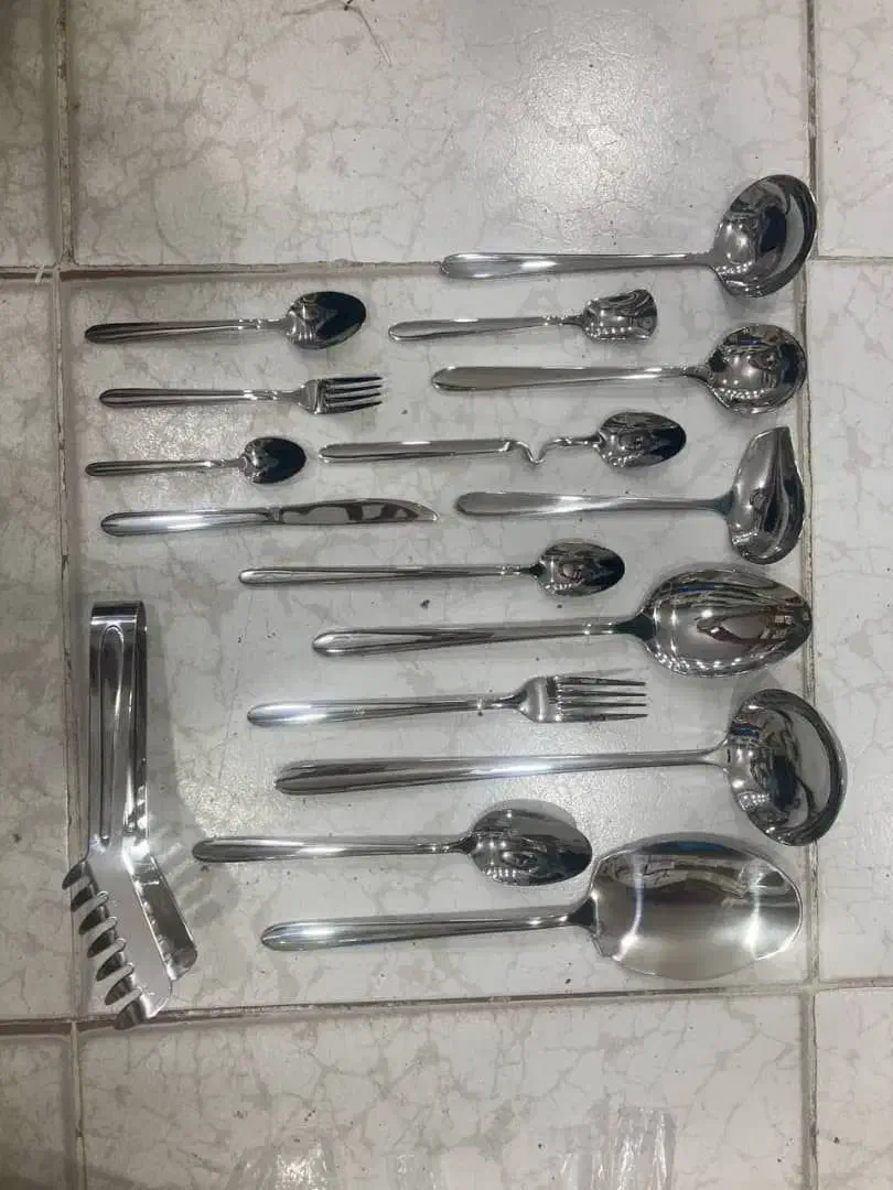 سرویس قاشق و چنگال ۲۴ نفره|ظروف سرو و پذیرایی|میاندوآب, |دیوار