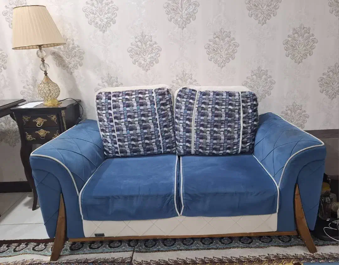 فروش یک دست مبل هفت نفره شرکت لمکو|مبلمان خانگی و میز عسلی|اهواز, بهزاد شهر|دیوار