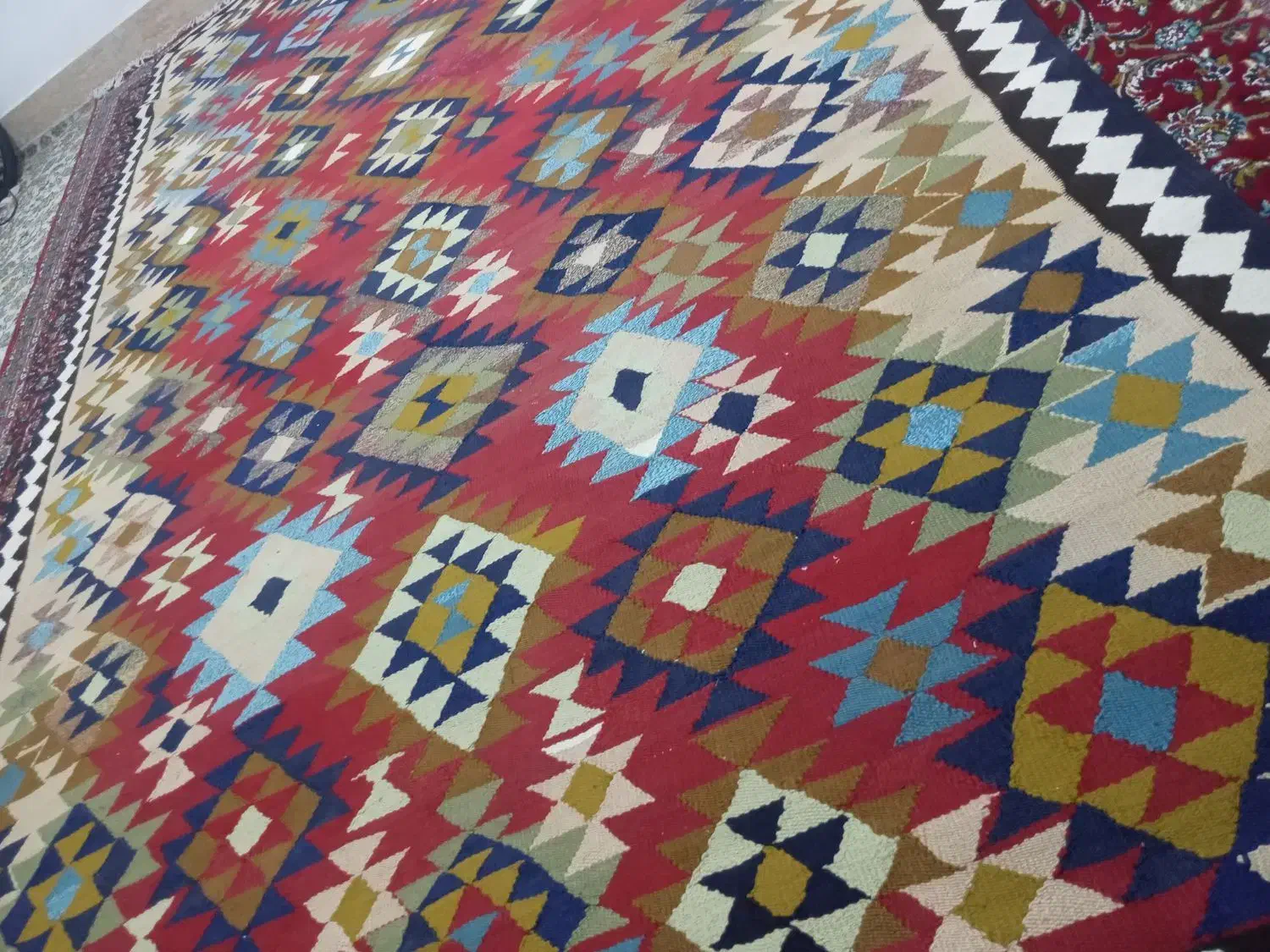 گلیم فرش|گلیم، جاجیم، گبه|کوهدشت, |دیوار