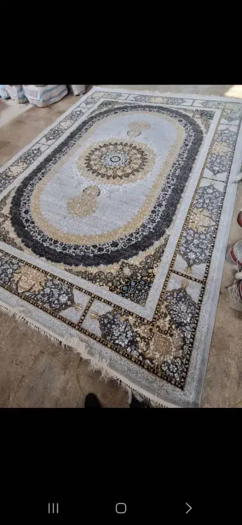 فرش متین کاشان رنگین کمانی از طرح ورنگ جدید|فرش|دهدشت, |دیوار