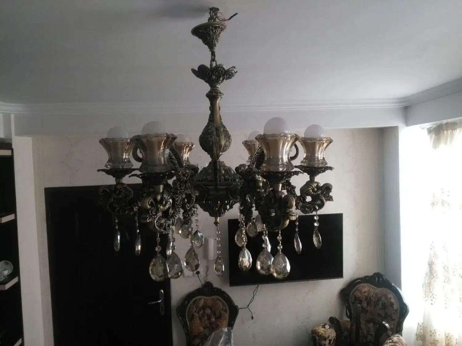 لوستر|لوستر و چراغ آویز|تبریز, |دیوار