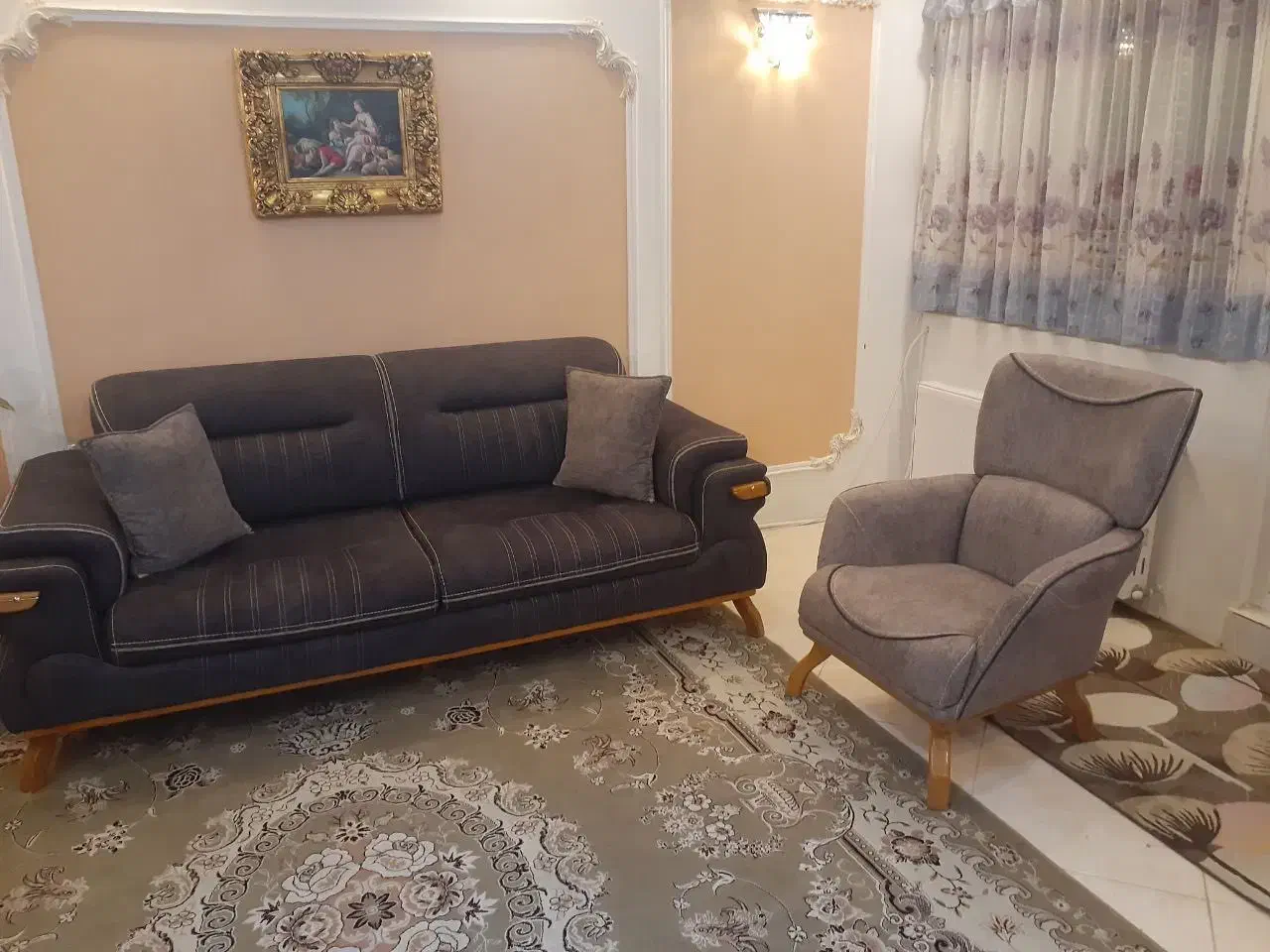 مبل راحتی|مبلمان خانگی و میز عسلی|گلبهار, شهر جدید گلبهار|دیوار