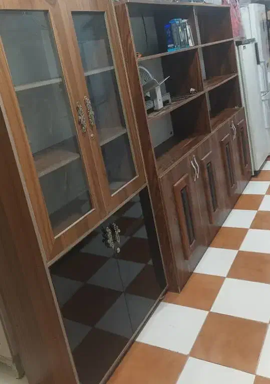 کتابخانه درحدنو مشابه نو فقط دوماه کارکرده بارجدید|کتابخانه، شلف، قفسه‌های دیواری|مسجد سلیمان, |دیوار