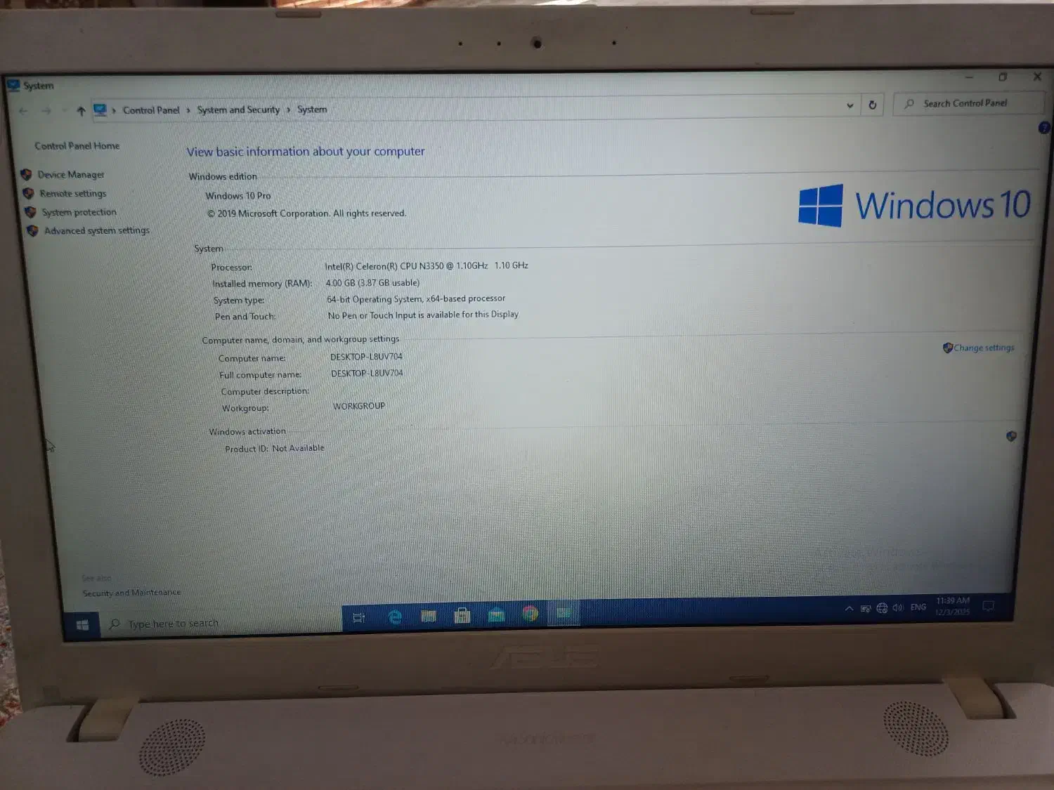 لپ تاپ ایسوس|رایانه همراه|قم, آذر (نکویی)|دیوار