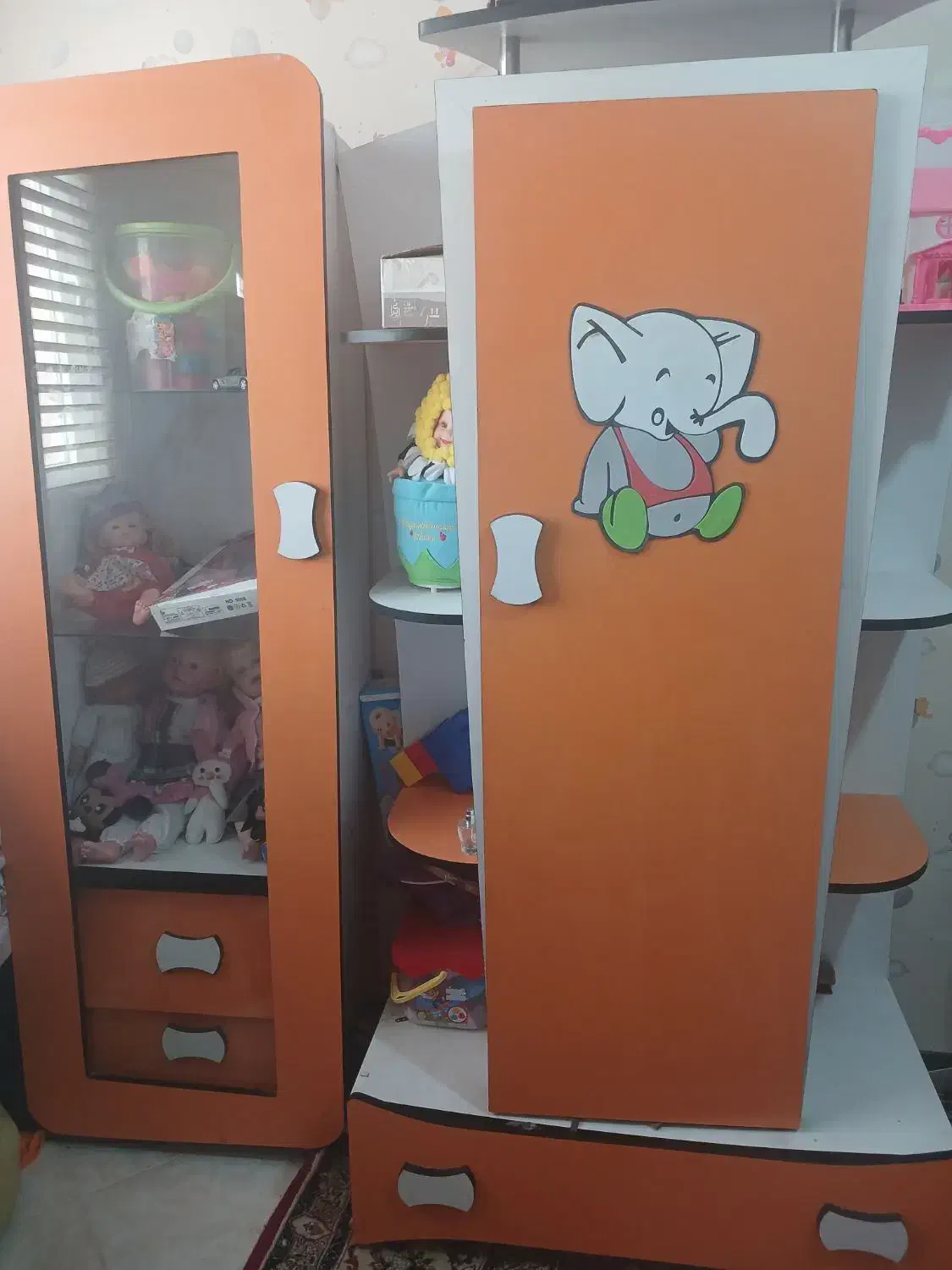 کمد لباس و ویترین بچه|اسباب و اثاث بچه|قم, بنیاد|دیوار