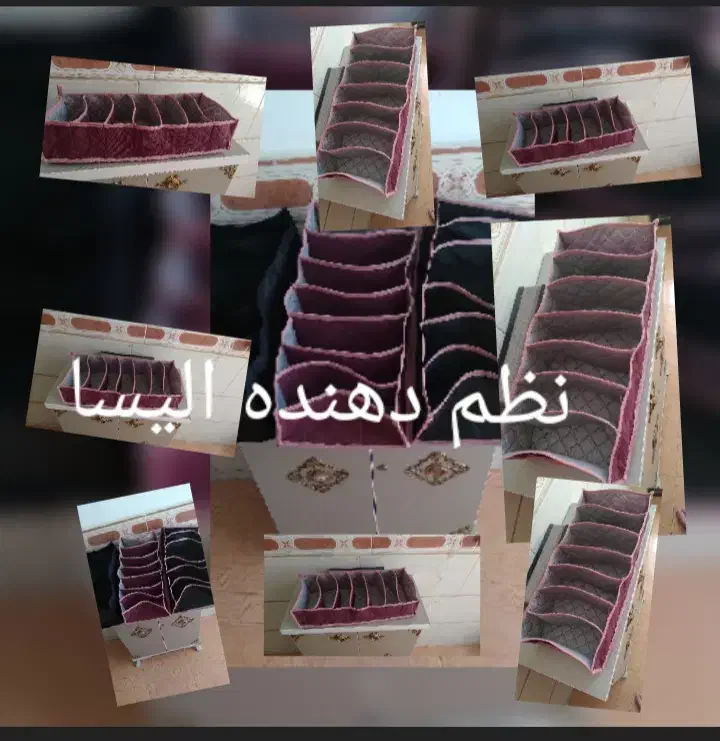 نظم دهنده کشو ولباس با اسپان سه لایه ضخیم وبادوام|جاکفشی، کمد، دراور|قزوین, |دیوار