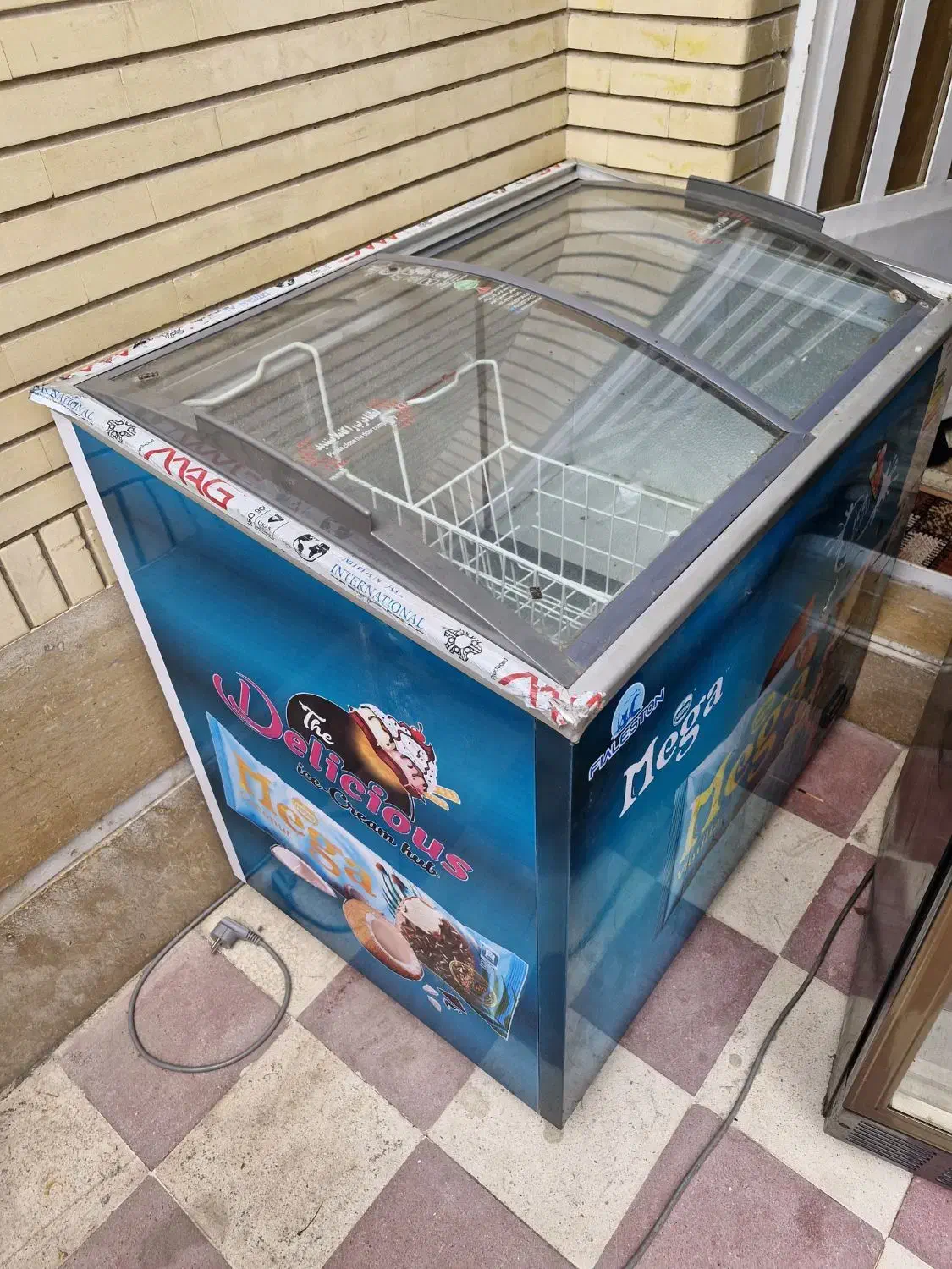 فریزر افقی|یخچال و فریزر|شیراز, انجیر|دیوار