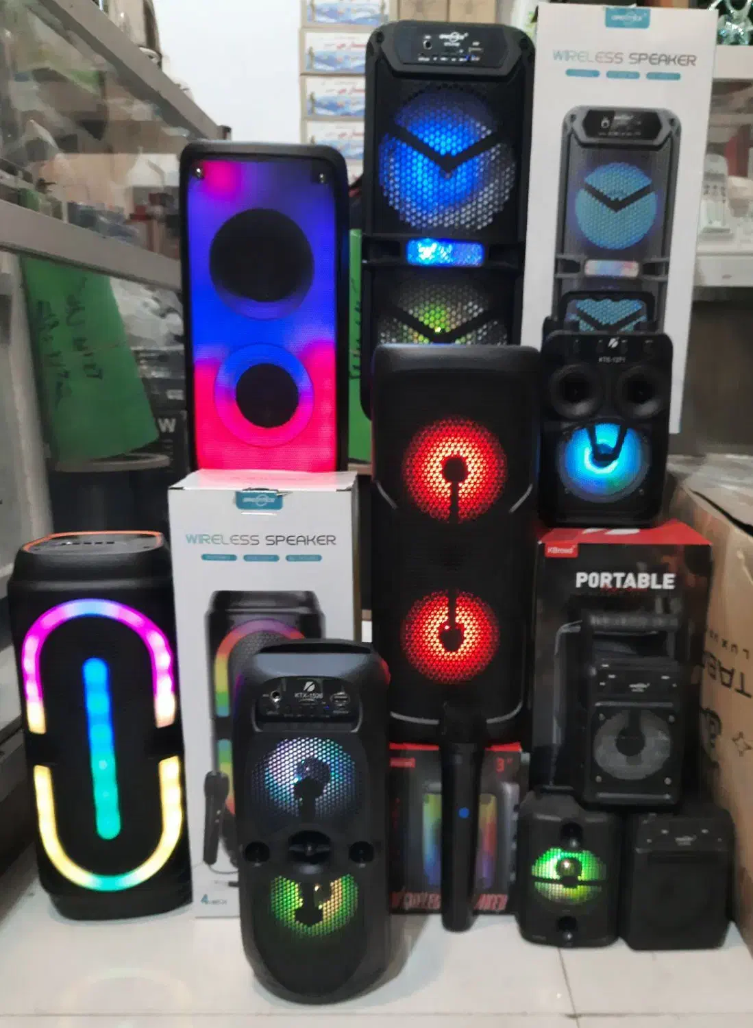 انواع اسپیکر بلوتوثی در سایز های مختلف|سیستم صوتی خانگی|مشهد, رستگار|دیوار