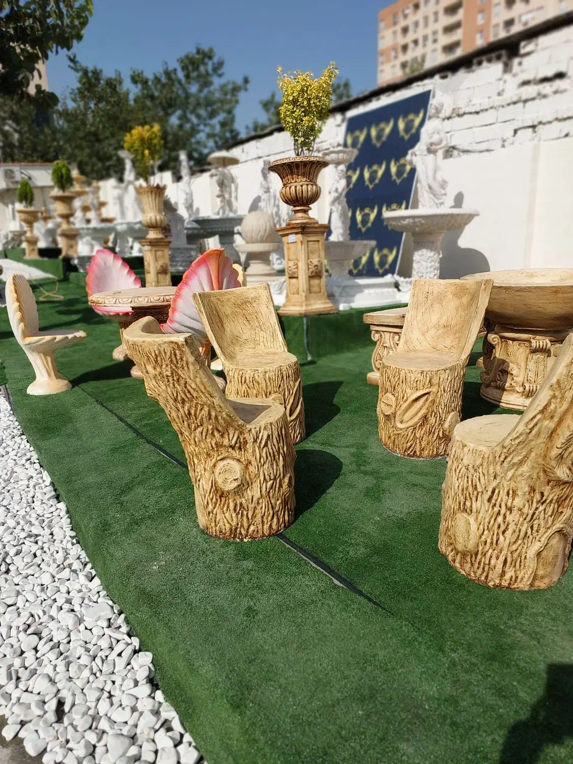 نیمکت و میز صندلی خوش نشین|میز و صندلی غذاخوری|سمنان, |دیوار