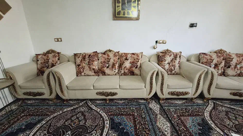 مبل ۷ نفره تهران و کولر ابی ۳۵۰۰ موتوژن|مبلمان خانگی و میز عسلی|گلبهار, شهر جدید گلبهار|دیوار
