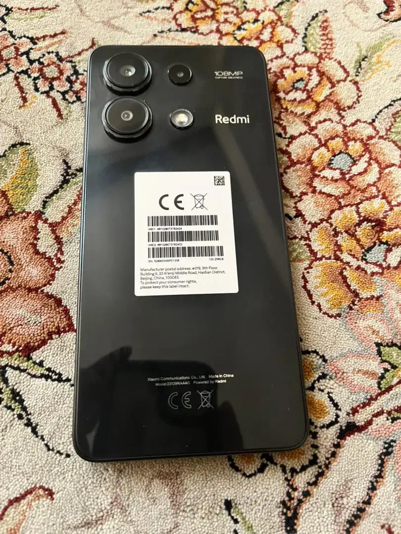 گوشی Redmi note 13 لازرورقی|موبایل|تهران, شارق|دیوار