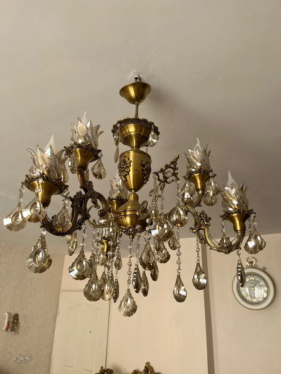 لوستر برنز|لوستر و چراغ آویز|مشکین‌دشت, |دیوار