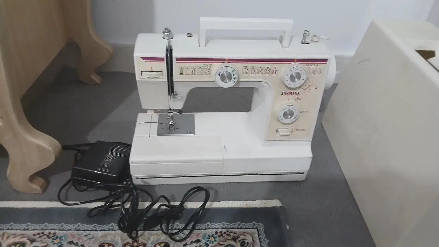 چرخ خیاط یاسمین 592|چرخ خیاطی و ریسندگی|اسلام‌شهر, شهرک واوان|دیوار