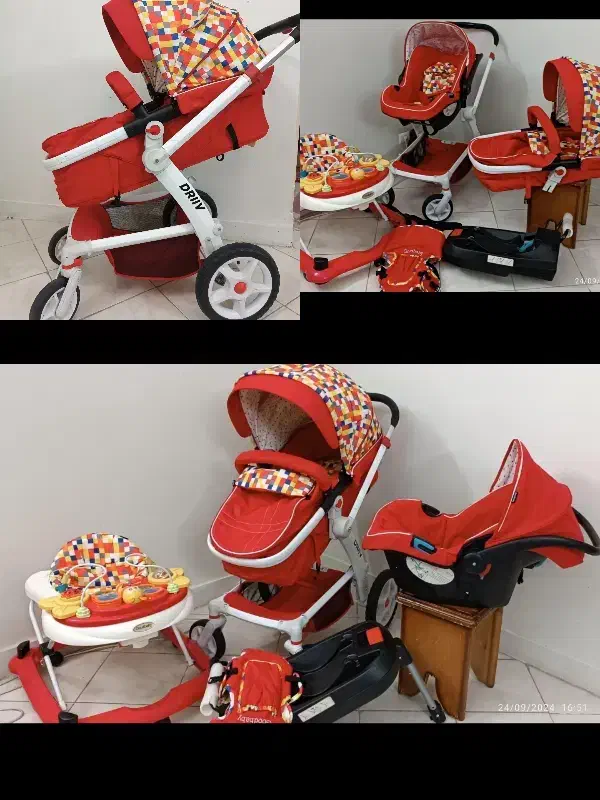 فروش استثنایی سرویس کالسکه گود بی بی|کالسکه و لوازم جانبی|تهران, شهرک شریعتی|دیوار