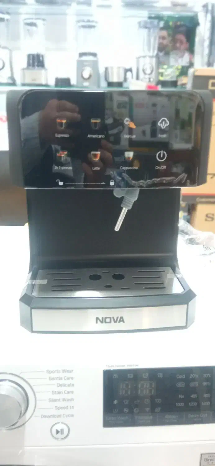 اسپرسوساز تمام لمسی نوا 25بار|سماور، چایساز، قهوهساز|تبریز, |دیوار